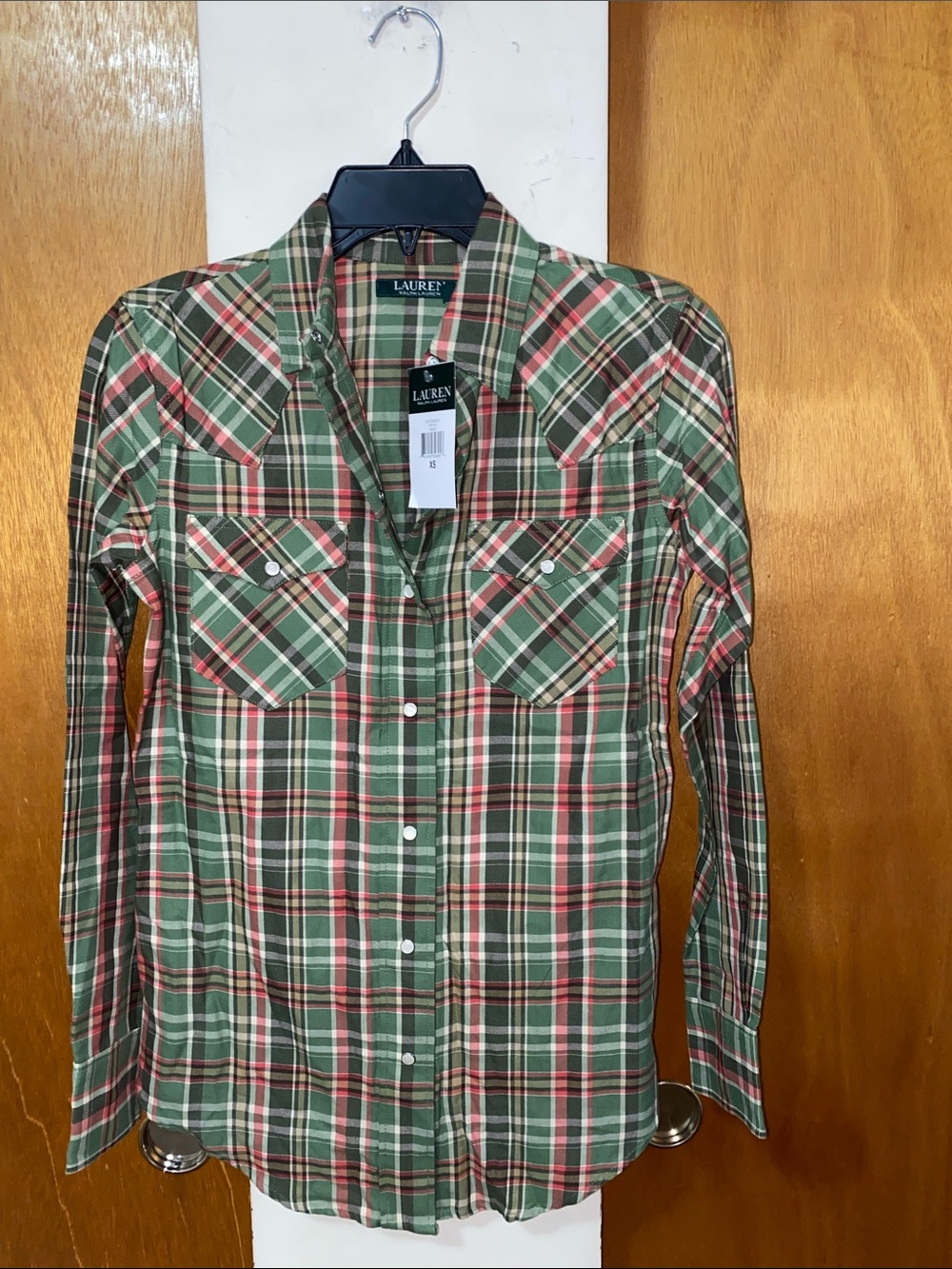 💚NWT Ralph Lauren Green Plaid Shirt
